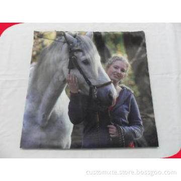 King Printed Polyester Cotton Blend Personalized Pillow Cas